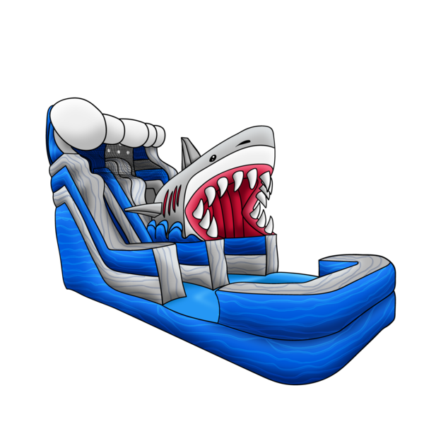 20ft Shark water slide
