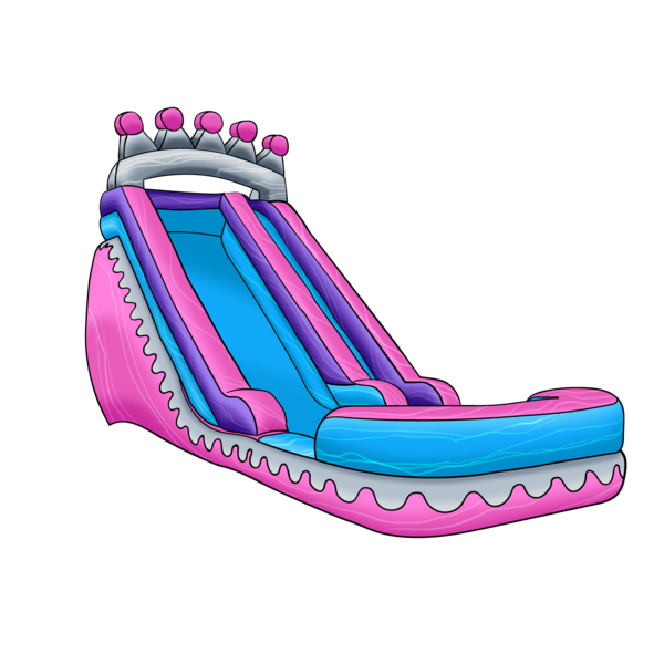 16ft Princess water slide